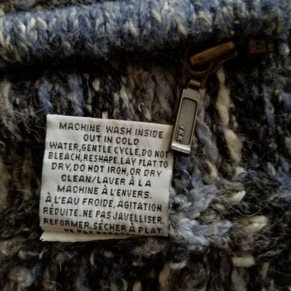 COPY - Traditional patterned, cardigan, jacket, S-L, mixed fibres. - Picture 7 of 8